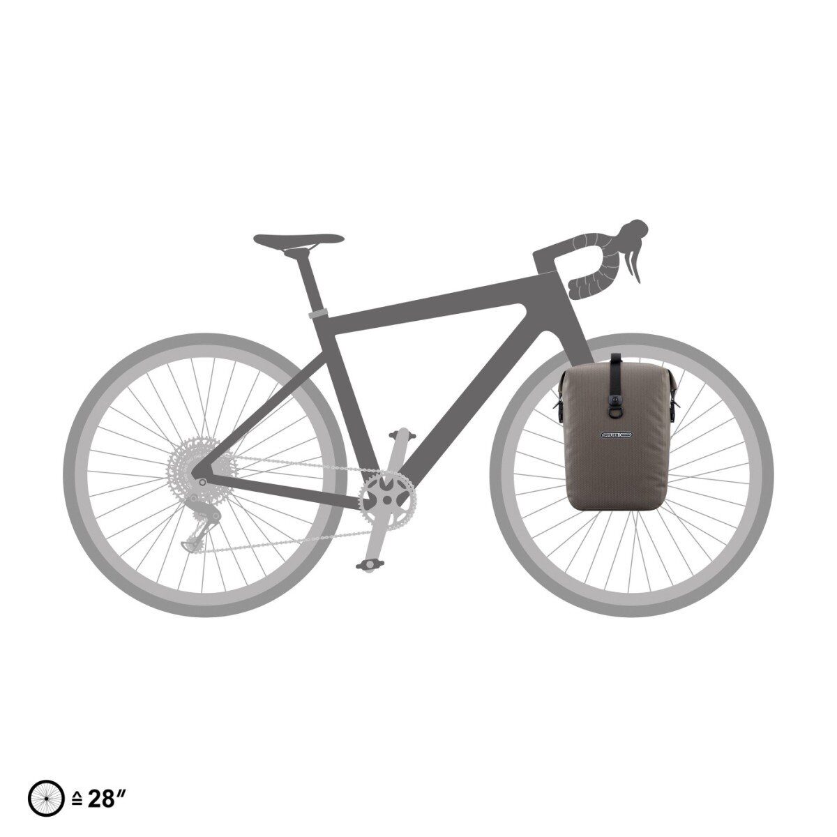 Ortlieb Gravel-Pack QL3.1 14.5 L dark-sand Bruin - Afbeelding 5