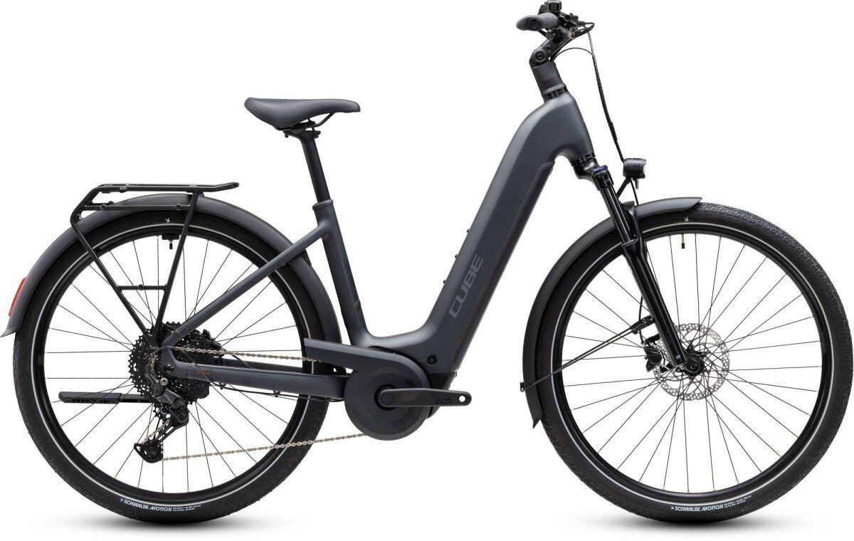 Cube TOURING HYBRID ONE 600 Grey/Coolgrey Lageinstap