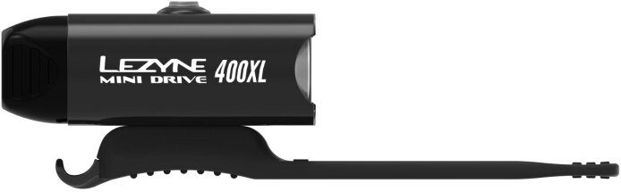 Lezyne MINI DRIVE 400XL FRONT BLACK BLK/HI GLOSS - Afbeelding 2