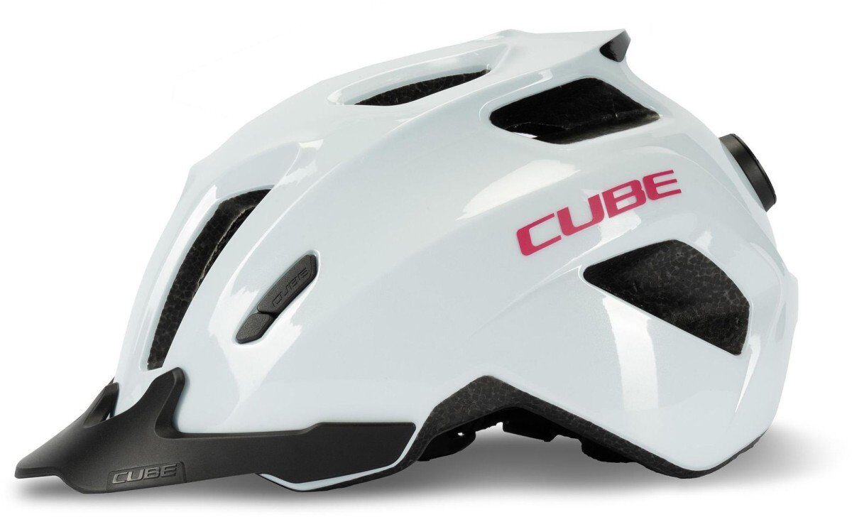 Cube HELMET FINK M (52-57) FLASHWHITE/PINK