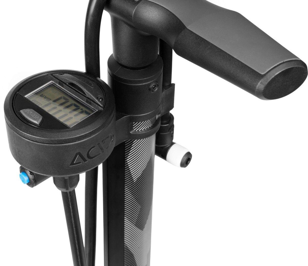 Acid FLOOR PUMP RACE DIGITAL CLIK™ BLACK