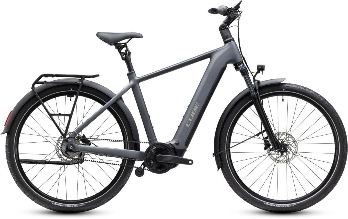 Cube TOURING HYBRID DELUXE SLX 800 Slabgrey/Chrome - Afbeelding 2