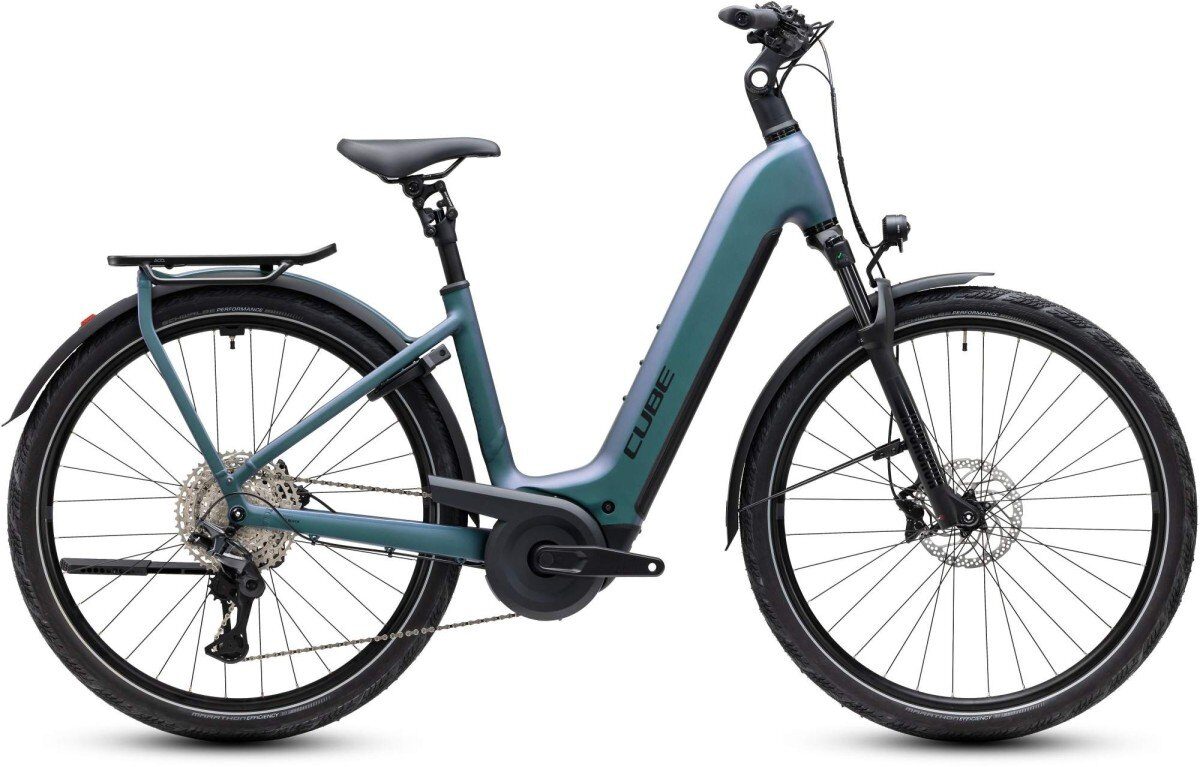 Cube KATHMANDU HYBRID PRO 800 Smaragdgrey/Black Lageinstap