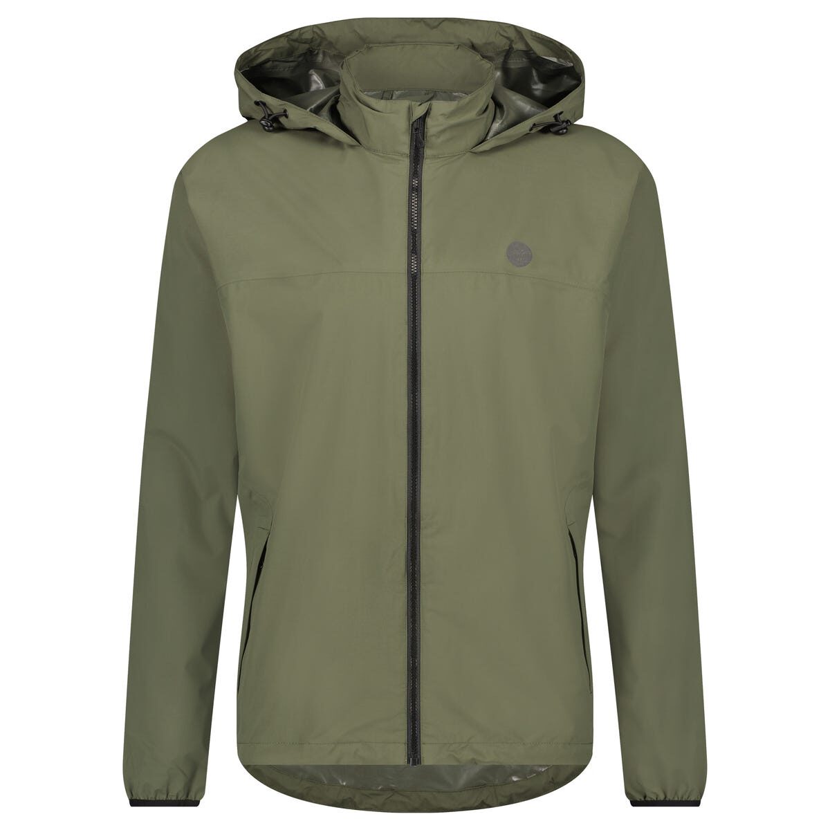 Agu go rain jacket essential army green Groen - Afbeelding 2