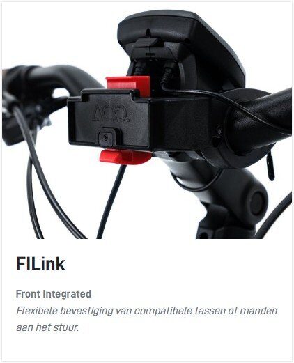 Acid PANNIERS TRAVLR FRONT 6 FILINK Flame/black - Afbeelding 3